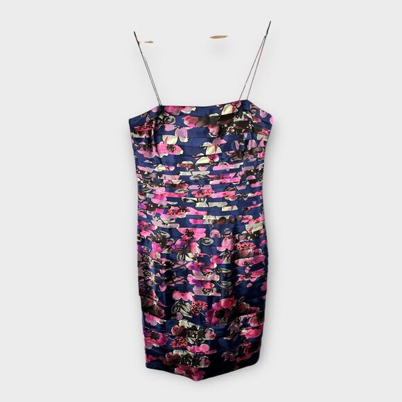 JS Collections Dresses & Skirts - JS Collections Womens size 12 Floral Layered Knee Length Cocktail Formal Dress
